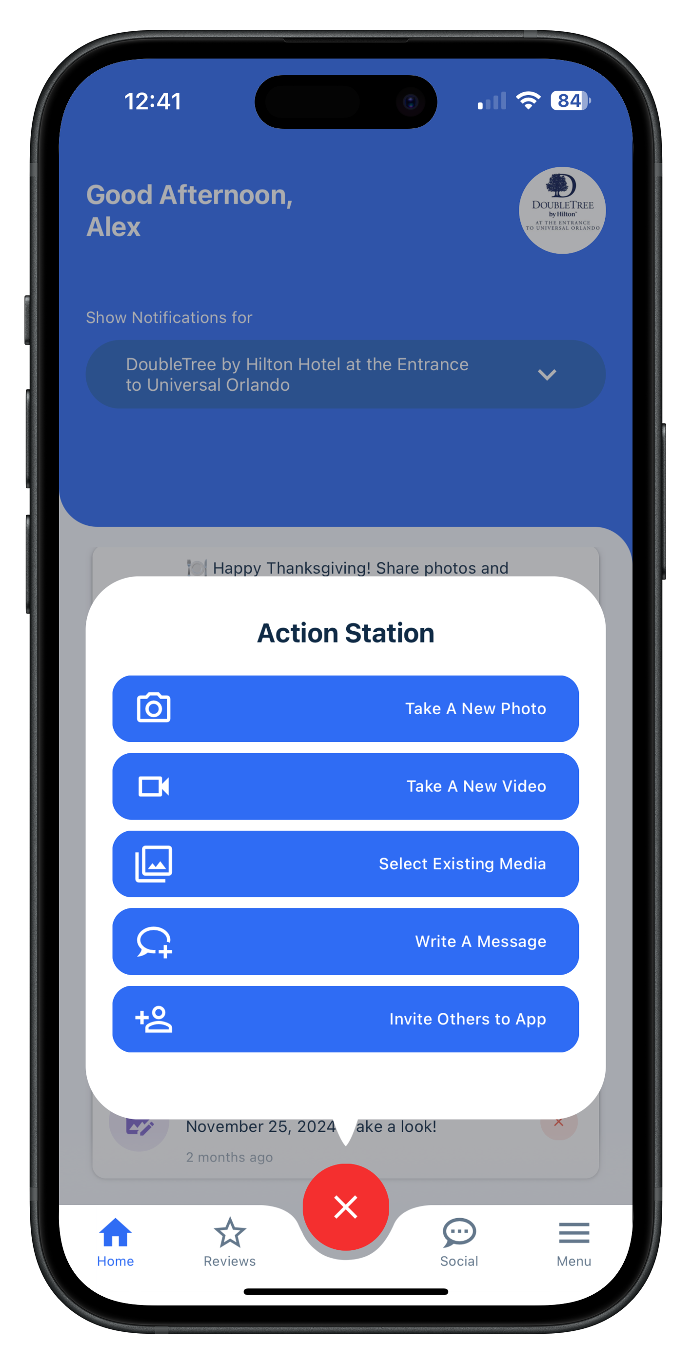 Action Station - Send photos, videos, and messages to your team instantly